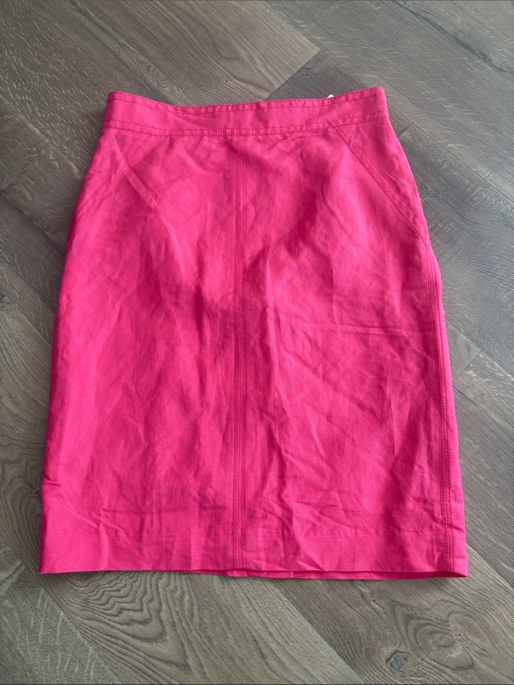 Ann Taylor Hot Pink Pencil Skirt